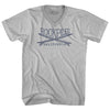 Rockpiles Surf Adult Tri-Blend V-neck T-shirt by Tribe Lacrosse