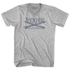 Rockpiles Surf Adult Cotton V-neck T-shirt by Tribe Lacrosse