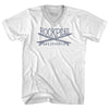 Rockpiles Surf Adult Tri-Blend V-neck T-shirt by Tribe Lacrosse