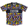 Sailing Nautical Flags Custom Running Shirt Track Cross Made In USA by Tribe Lacrosse