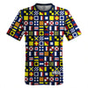 Sailing Nautical Flags Lacrosse Shooter Shirt by Tribe Lacrosse