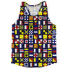 Sailing Nautical Flags Running Track Tops Made In USA by Tribe Lacrosse