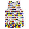 Sailing Nautical Flags Running Track Tops Made In USA by Tribe Lacrosse