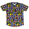Sailing Nautical Flags Soccer Jersey Made In USA by Tribe Lacrosse