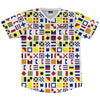 Sailing Nautical Flags Soccer Jersey Made In USA by Tribe Lacrosse