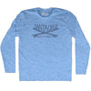 Santa Cruz Surf Adult Tri-Blend Long Sleeve T-shirt by Tribe Lacrosse