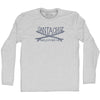 Santa Cruz Surf Adult Cotton Long Sleeve T-shirt by Tribe Lacrosse