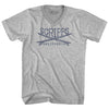 Scripps Surf Adult Cotton V-neck T-shirt by Tribe Lacrosse