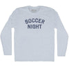 Soccer Night Adult Tri-Blend Long Sleeve T-shirt by Tribe Lacrosse