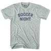 Soccer Night Adult Tri-Blend T-shirt by Tribe Lacrosse