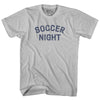 Soccer Night Adult Cotton T-shirt by Tribe Lacrosse