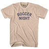 Soccer Night Adult Cotton T-shirt by Tribe Lacrosse