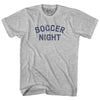 Soccer Night Adult Cotton T-shirt by Tribe Lacrosse