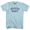 Soccer Night Adult Cotton T-shirt by Tribe Lacrosse