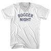 Soccer Night Adult Tri-Blend V-neck T-shirt by Tribe Lacrosse