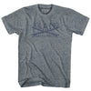 Solano Surf Womens Tri-Blend Junior Cut T-Shirt by Tribe Lacrosse