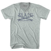 Solano Surf Adult Tri-Blend V-neck T-shirt by Tribe Lacrosse