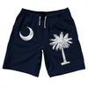 South Carolina US State Flag 10" Swim Shorts Made in USA by Tribe Lacrosse