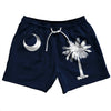 South Carolina US State Flag 5" Swim Shorts Made in USA by Tribe Lacrosse