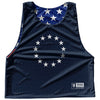 Stars and Stripes Old Glory Mesh Reversible Lacrosse Pinnie Made In USA by Tribe Lacrosse