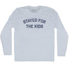 Stayed For The Kids Adult Tri-Blend Long Sleeve T-shirt by Tribe Lacrosse