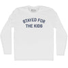 Stayed For The Kids Adult Cotton Long Sleeve T-shirt by Tribe Lacrosse