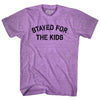 Stayed For The Kids Adult Tri-Blend T-shirt by Tribe Lacrosse