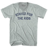 Stayed For The Kids Adult Tri-Blend V-neck T-shirt by Tribe Lacrosse