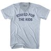 Stayed For The Kids Adult Tri-Blend V-neck T-shirt by Tribe Lacrosse