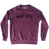 Surf City Adult Tri-Blend Sweatshirt by Tribe Lacrosse