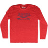 Surfrider Surf Adult Tri-Blend Long Sleeve T-shirt by Tribe Lacrosse