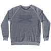 Surfrider Surf Adult Tri-Blend Sweatshirt by Tribe Lacrosse