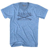 Surfrider Surf Adult Tri-Blend V-neck T-shirt by Tribe Lacrosse