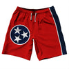 Tennessee US State Flag 10" Swim Shorts Made in USA by Tribe Lacrosse