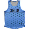 Tequilla Pattern Finish Line Custom Athletic Sport Tank Top Made In USA by Tribe Lacrosse