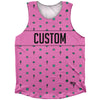 Tequilla Pattern Finish Line Custom Athletic Tank Top by Tribe Lacrosse