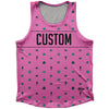 Tequilla Pattern Finish Line Custom Athletic Sport Tank Top Made In USA by Tribe Lacrosse