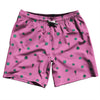 Tequilla Pattern Swim Shorts 7" Made in USA by Tribe Lacrosse