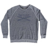 The Cove Surf Adult Tri-Blend Sweatshirt by Tribe Lacrosse