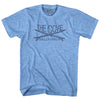 The Cove Surf Adult Tri-Blend T-shirt by Tribe Lacrosse