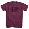 The Cove Surf Adult Tri-Blend T-shirt by Tribe Lacrosse