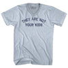 They Are Not Your Kids Adult Tri-Blend V-neck T-shirt by Tribe Lacrosse
