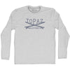 Topaz Surf Adult Cotton Long Sleeve T-shirt by Tribe Lacrosse