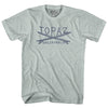 Topaz Surf Adult Tri-Blend T-shirt by Tribe Lacrosse