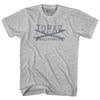Topaz Surf Youth Cotton T-shirt by Tribe Lacrosse