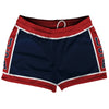 USA 84 Shorty Short Gym Shorts 2.5" Inseam Made In USA by Tribe Lacrosse