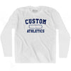 Custom Athletics Adult Cotton, custom-name  Long Sleeve T-shirt by Tribe Lacrosse