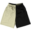 Vegas Gold And Black Quad Color Basketball Practice Shorts Made In USA by Tribe Lacrosse