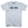We Greater Than Me Adult Tri-Blend T-shirt by Tribe Lacrosse