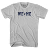 We Greater Than Me Adult Cotton T-shirt by Tribe Lacrosse